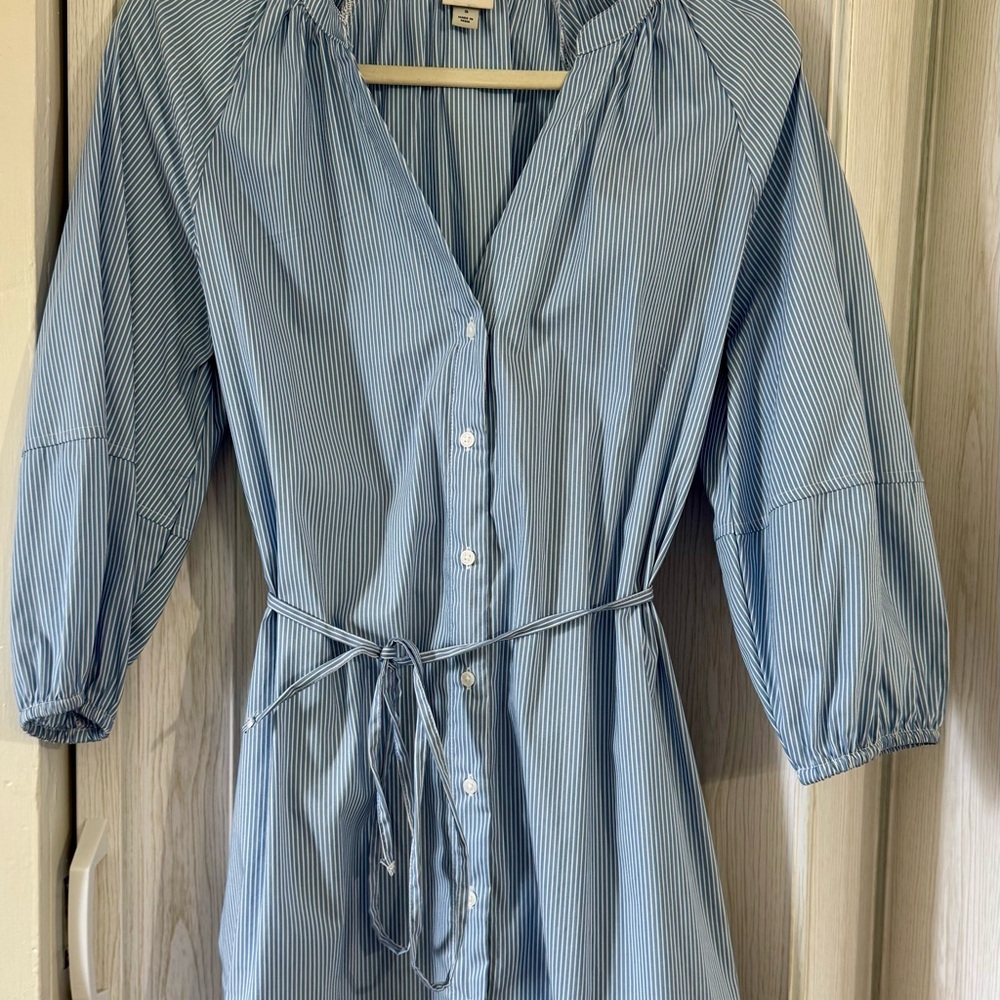 NWOT Target Blue Striped Mini Dress